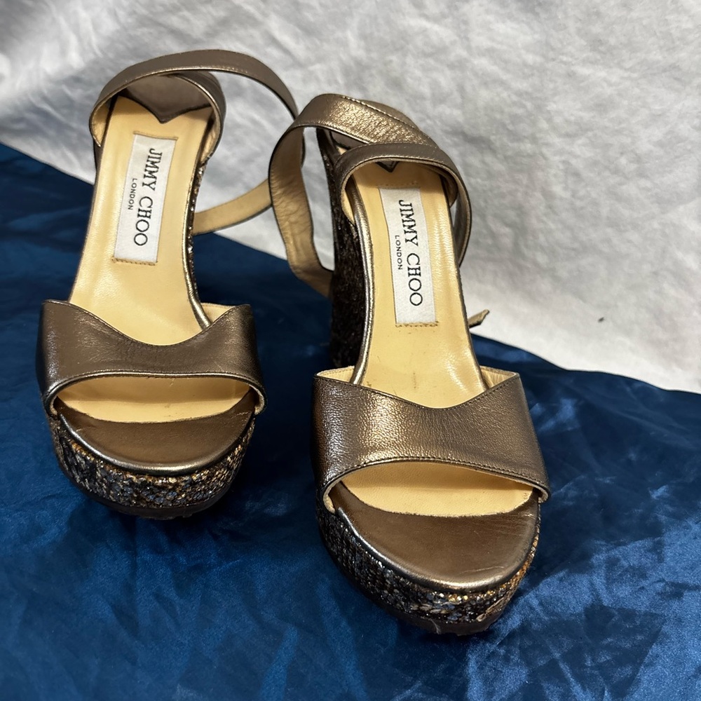 Jimmy Choo Brown Heels Elegant Design